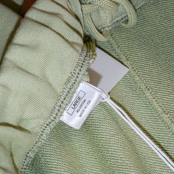 LADY WHITE CO. Men's Panel Sweatpant Joggers in Dark Mint size Large NWT - Picture 9 of 9